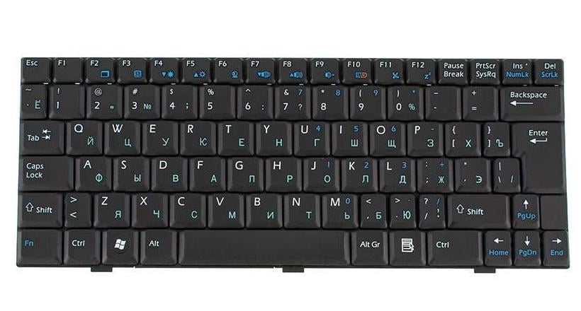 Клавіатура для ноутбука MSI U135/U160 (184791) Клавіатура для ноутбука MSI U135/U160 (184791)