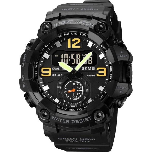 Часы наручные мужские Skmei 1965 small size Black (12344)