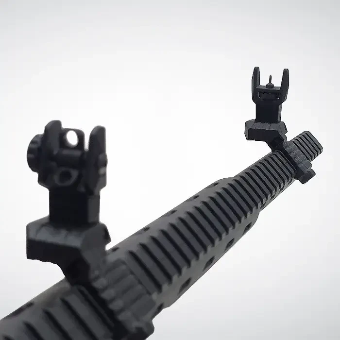 Мушка и целик DLG Tactical DLG-185 45° высокие складные на планку Picatinny (245541) - фото 7 Мушка и целик DLG Tactical DLG-185 45° высокие складные на планку Picatinny (245541) - фото 7