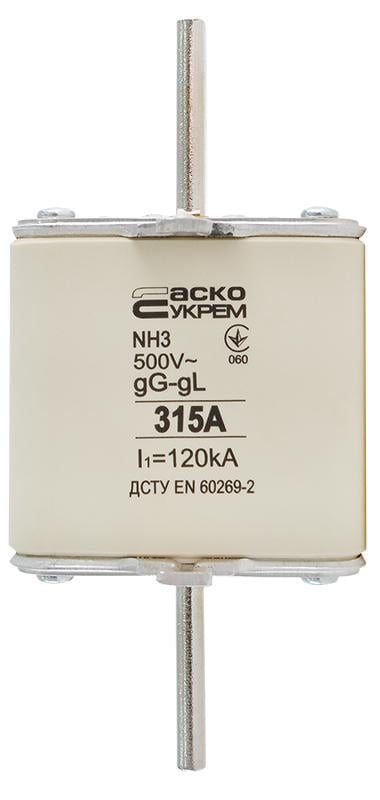 Предохранитель ножевой АСКО-Укрем NH3 315A gG с плавкой вставкой (A0050010038)