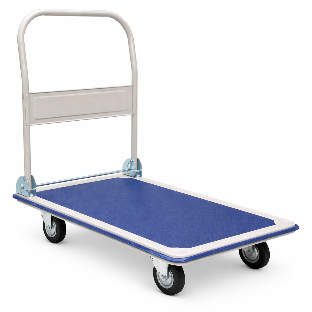 Тележка складская 73x47x83 см 150 кг GardenLine REA2804 платформенная тележка для магазина