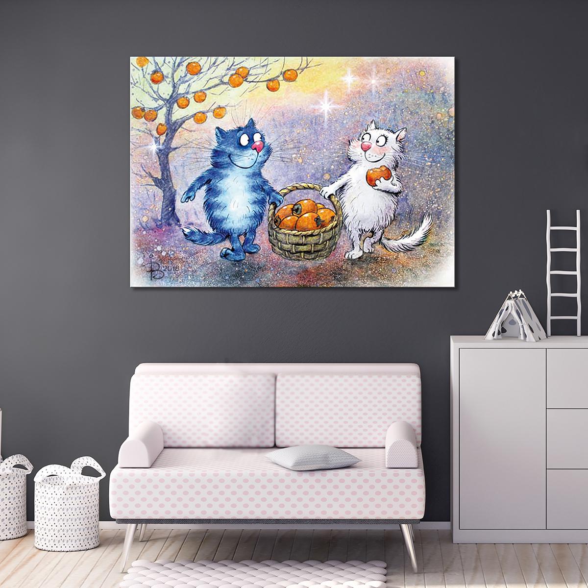 Модульная картина Хурма 1 модуль размером 30х45 см (_rinaz_20181634046)