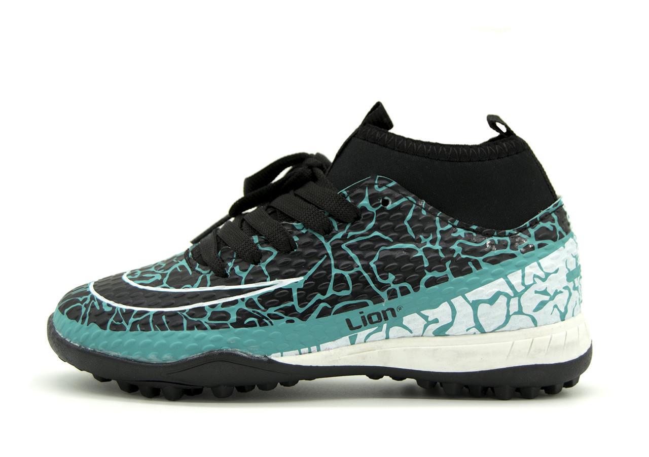 Сороконожки для детей Lion SAH1071m р. 33 Черный/Зеленый (2364476606)