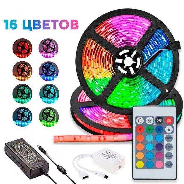 Світлодіодна стрічка COBA CB-5050 для підсвічування LED RGB 5В 5 м USB - фото 3