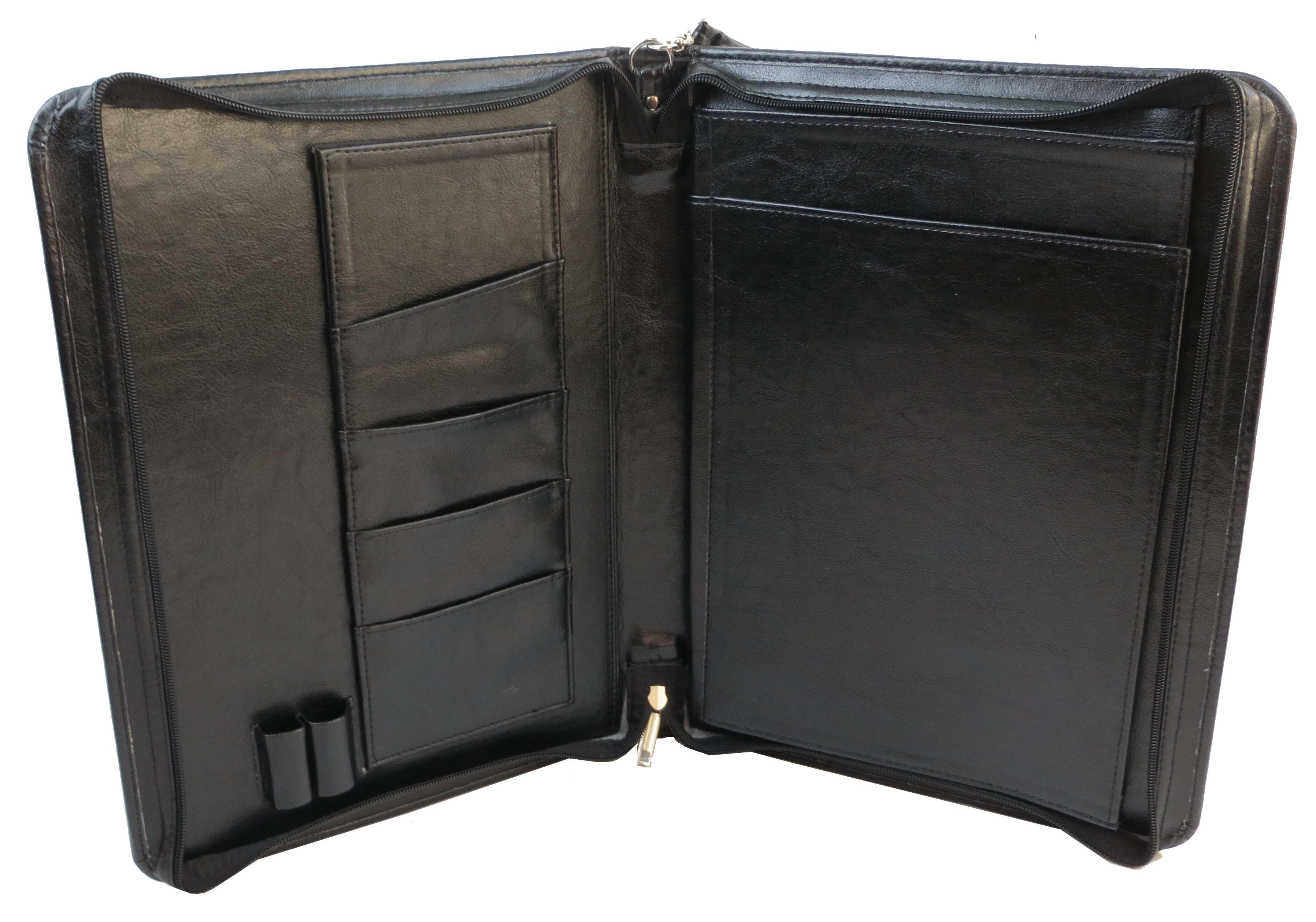 Папка деловая Exclusive для документов из экокожи  Черный ( 710800-3)