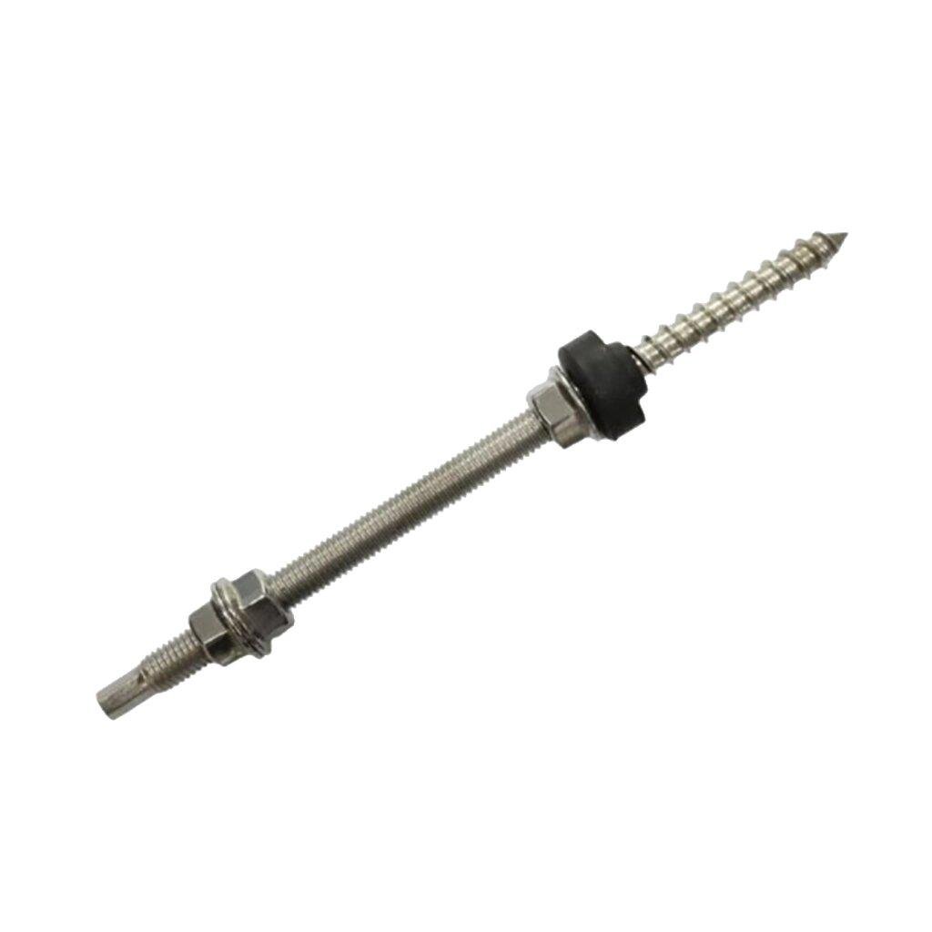 Комбинированный винт-шуруп LogicPower из нержавеющей стали для монтажа солнечных панелей 10x200 мм (27316663)