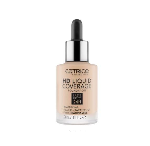 Тональная основа жидкая Catrice HD Liquid Coverage Fondation 010 Light Beige 30 мл (2914938670)