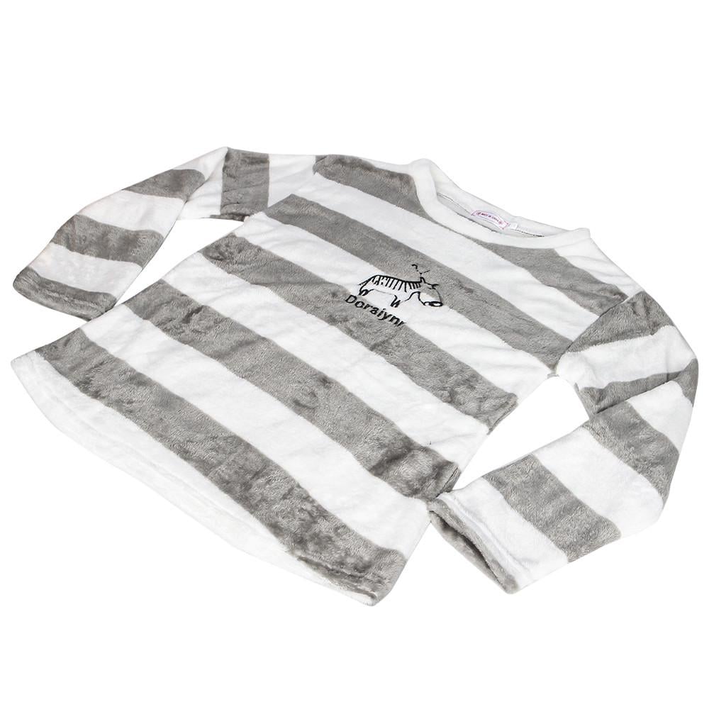 Женская теплая пижама Lesko Zebra Gray XL домашний теплый костюм - фото 6 Женская теплая пижама Lesko Zebra Gray XL домашний теплый костюм - фото 6