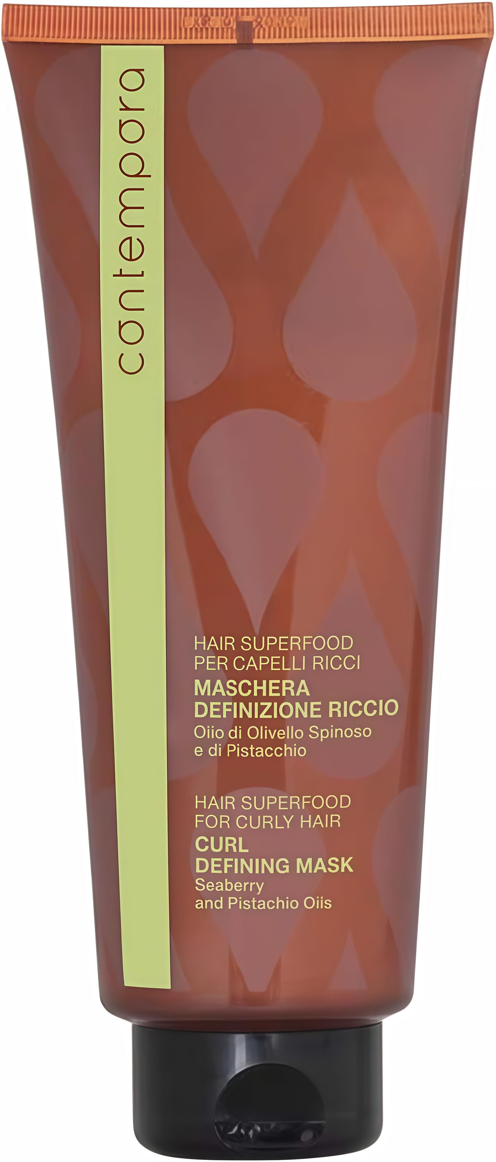 Маска-дефайнер для кучерявого волосся з оліями обліпихи та фісташки Contempora Curl Defining Mask 350 мл - фото 1