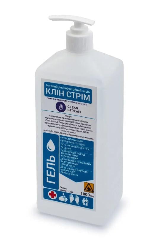 Антисептик Клин Стрим гель 1 л