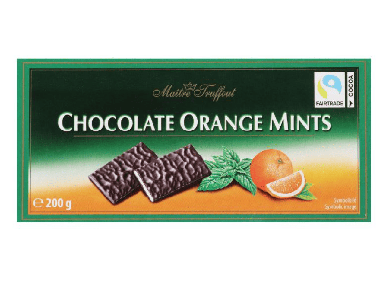 Конфеты шоколадные Maitre Truffout Chocolate Orange Mints 200 г (3063515485)