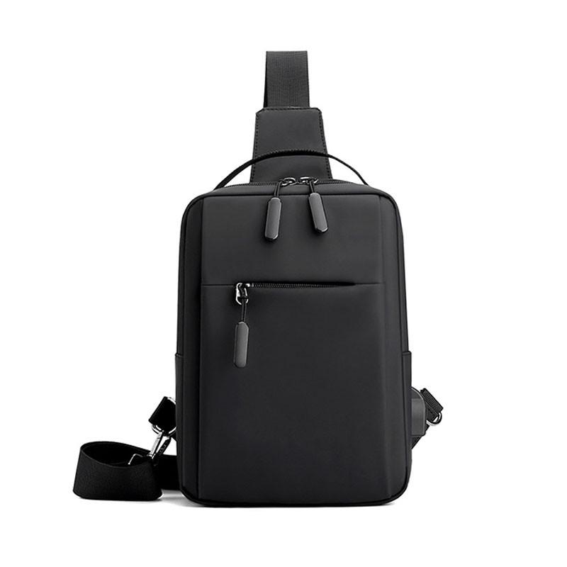 Рюкзак-сумка однолямковий Lesko LP-060 Black