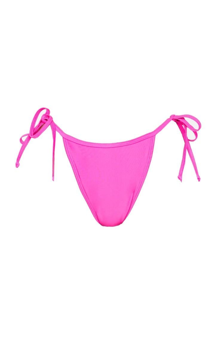 Плавки PrettyLittleThing на завязках S Фуксия