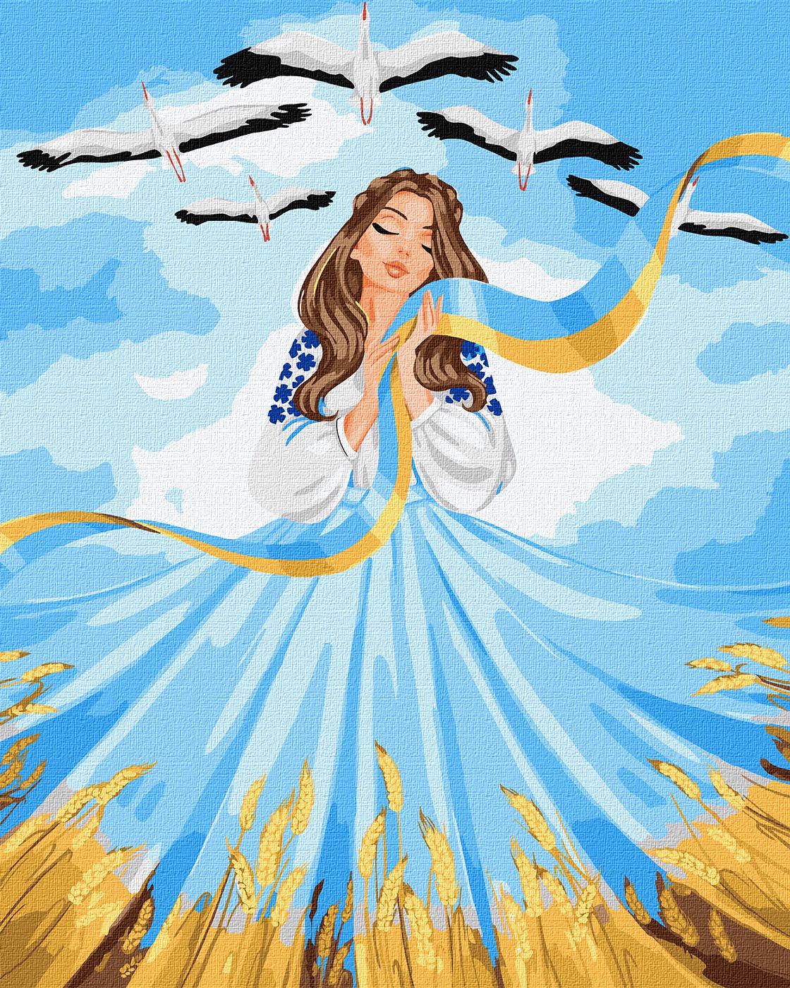 Картина по номерам Идейка Все будет Украина 40x50 см (KH2613)