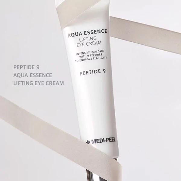 Лифтинг крем для кожи вокруг глаз с пептидами Peptide9 Aqua Essence Lifting Eye Cream Medi-Peel 40 мл (8809409341422) - фото 4