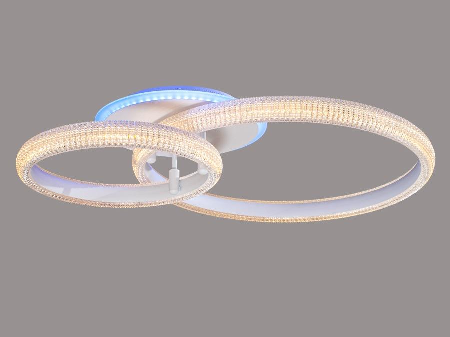 Люстра потолочная Octav с диммером и LED подсветкой 80 Вт (MX77012/2B ВтH LED) Люстра потолочная Octav с диммером и LED подсветкой 80 Вт (MX77012/2B ВтH LED)