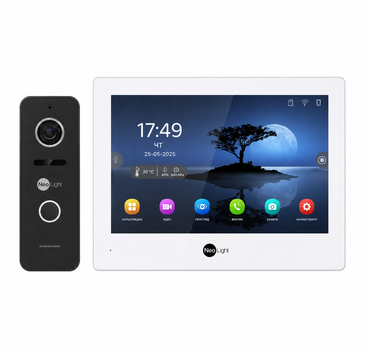 Комплект відеодомофону Neolight ALPHA Hybrid/PRIME FHD Black (3126776783) Комплект відеодомофону Neolight ALPHA Hybrid/PRIME FHD Black (3126776783)