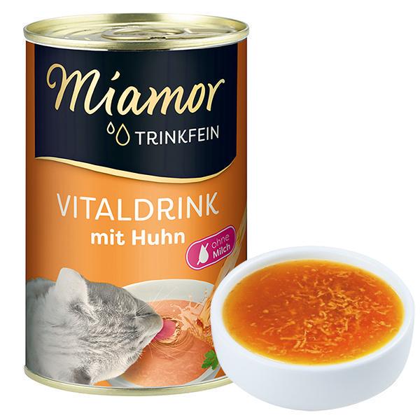 Бульон-напиток для котов Miamor Vitaldrink mit Huhn Курица 135 мл (74361)