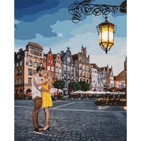 Картина по номерам Ідейка Свидание в Гданьске 40х50 см (KHO4755)
