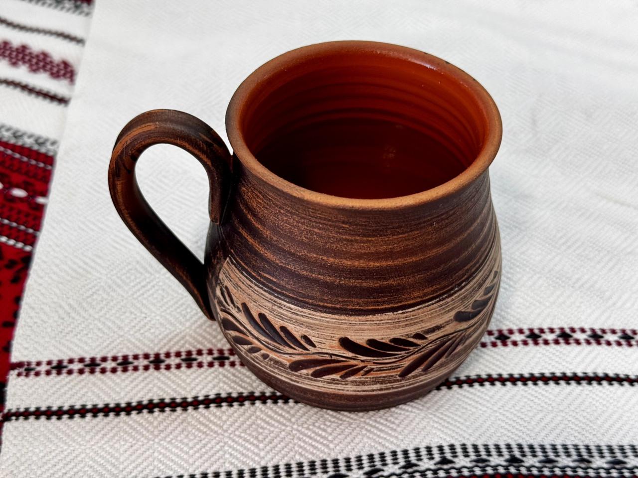 Чашка ручної роботи ангоб 350 мл (2632737188) - фото 4 Чашка ручної роботи ангоб 350 мл (2632737188) - фото 4