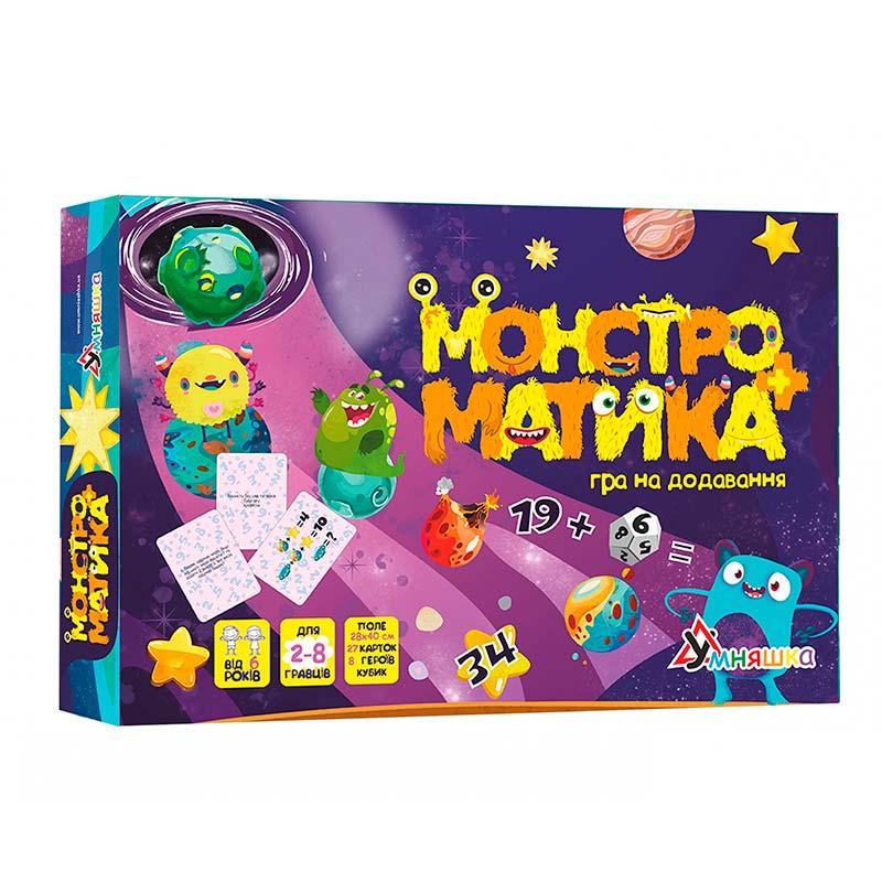 Настольная игра Умняшка Монстроматика в добавление учебная 2071 (31155831)