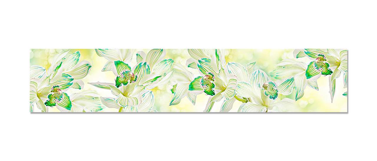 Наліпка вінілова на кухню Zatarga Незвичайні Орхідеї 600х3000 мм (1283915480)