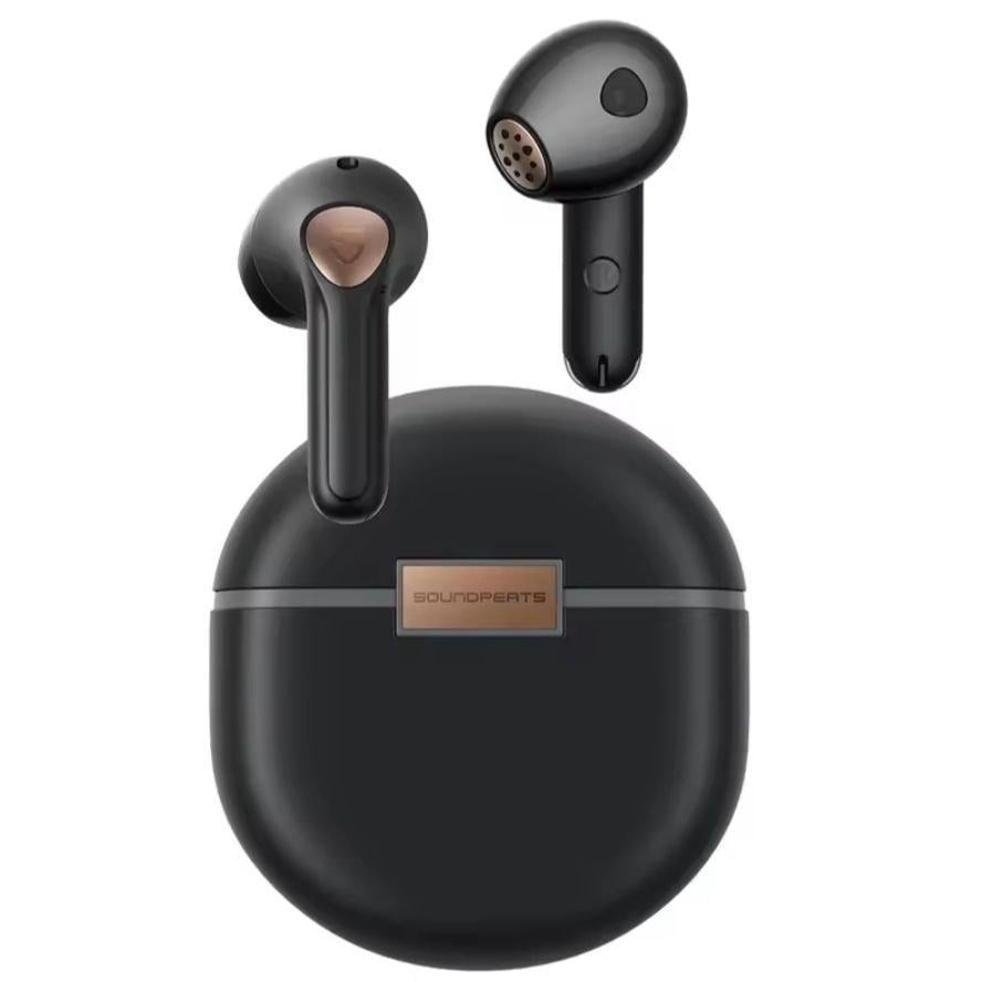 Навушники бездротові Soundpeats Air4 TWS вкладиші aptX Lossless ANC Чорний (2484137555)