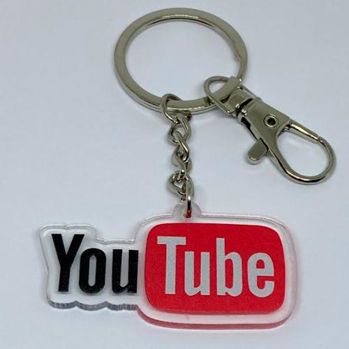 Брелок акриловый YouTube в подарочной уп. (3380)
