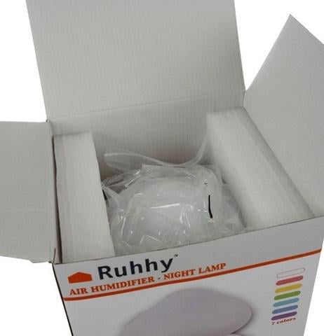 Увлажнитель воздуха ароматический с LED-ночником и эффектом дождя Белый - фото 16