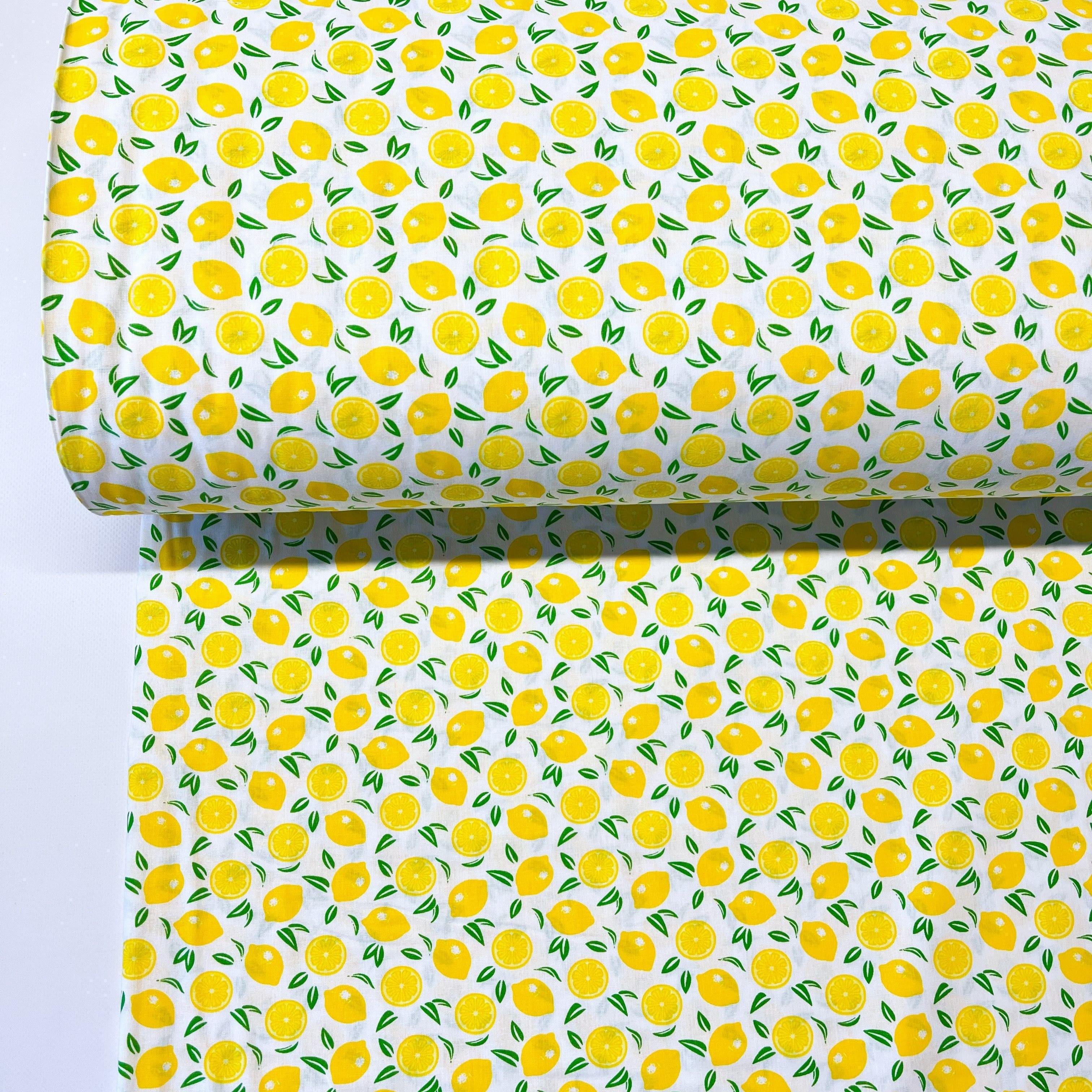 Ткань для постельного белья ранфорс лимоны 240 см Желтый (М04181/3 02298)