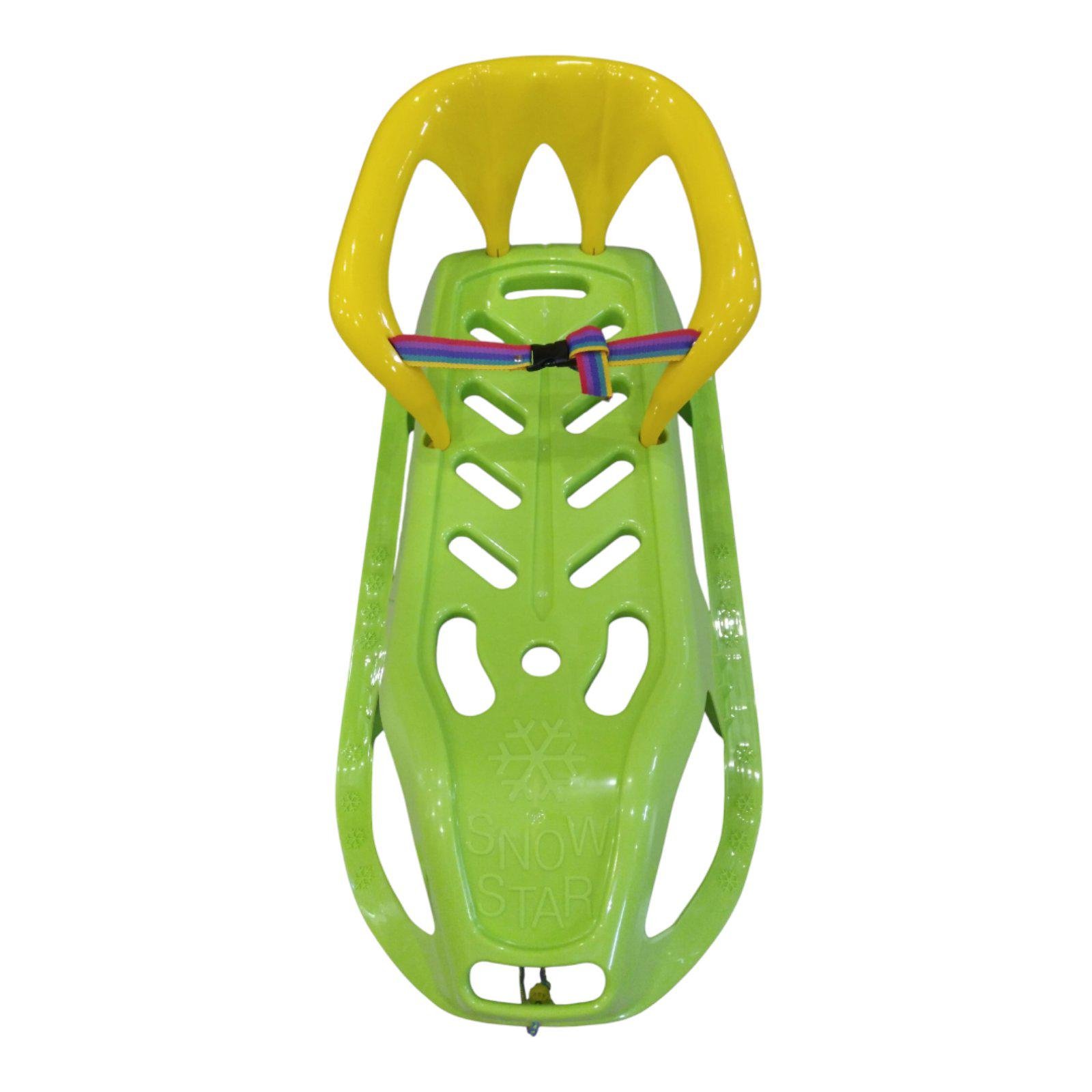 Санки-дитячі зі спинкою Marmat Snow Star Зелений (11120) - фото 2
