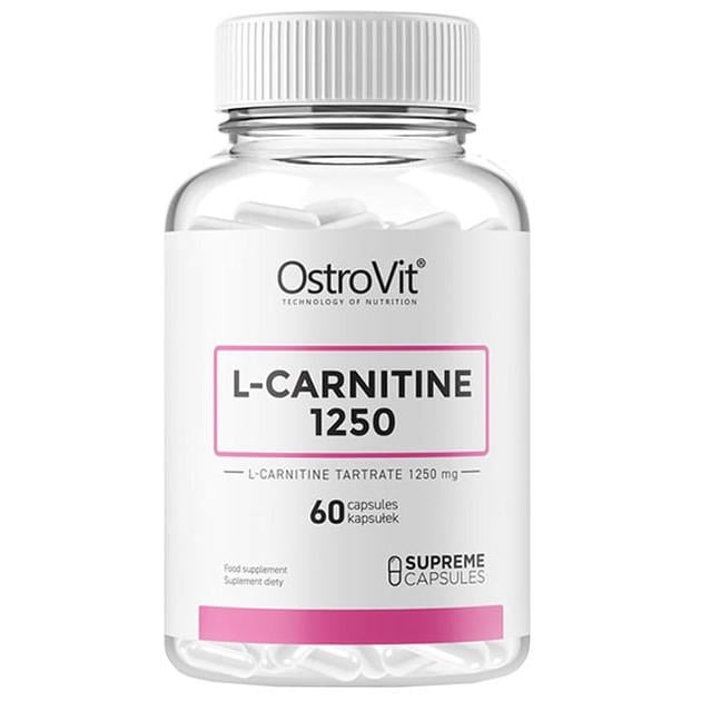 Карнитин L OstroVit L-Carnitine 1250 60 caps - фото 1