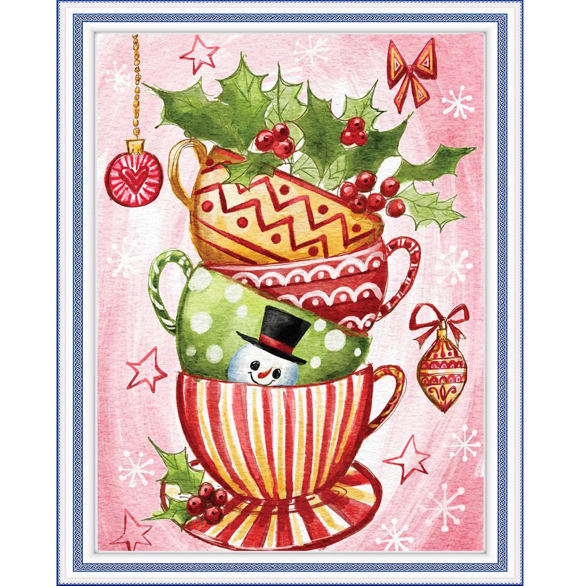 Алмазная мозаика Santi Праздничный сервиз 30х40 см (954131)