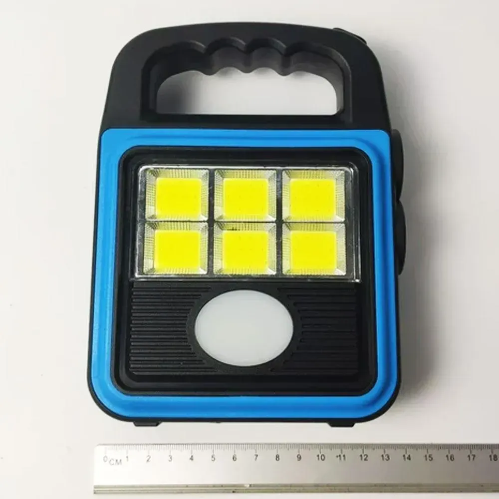 Ліхтар прожектор LED із сонячною панеллю та повербанком HS-8020 акумуляторний USB (234569133) - фото 8