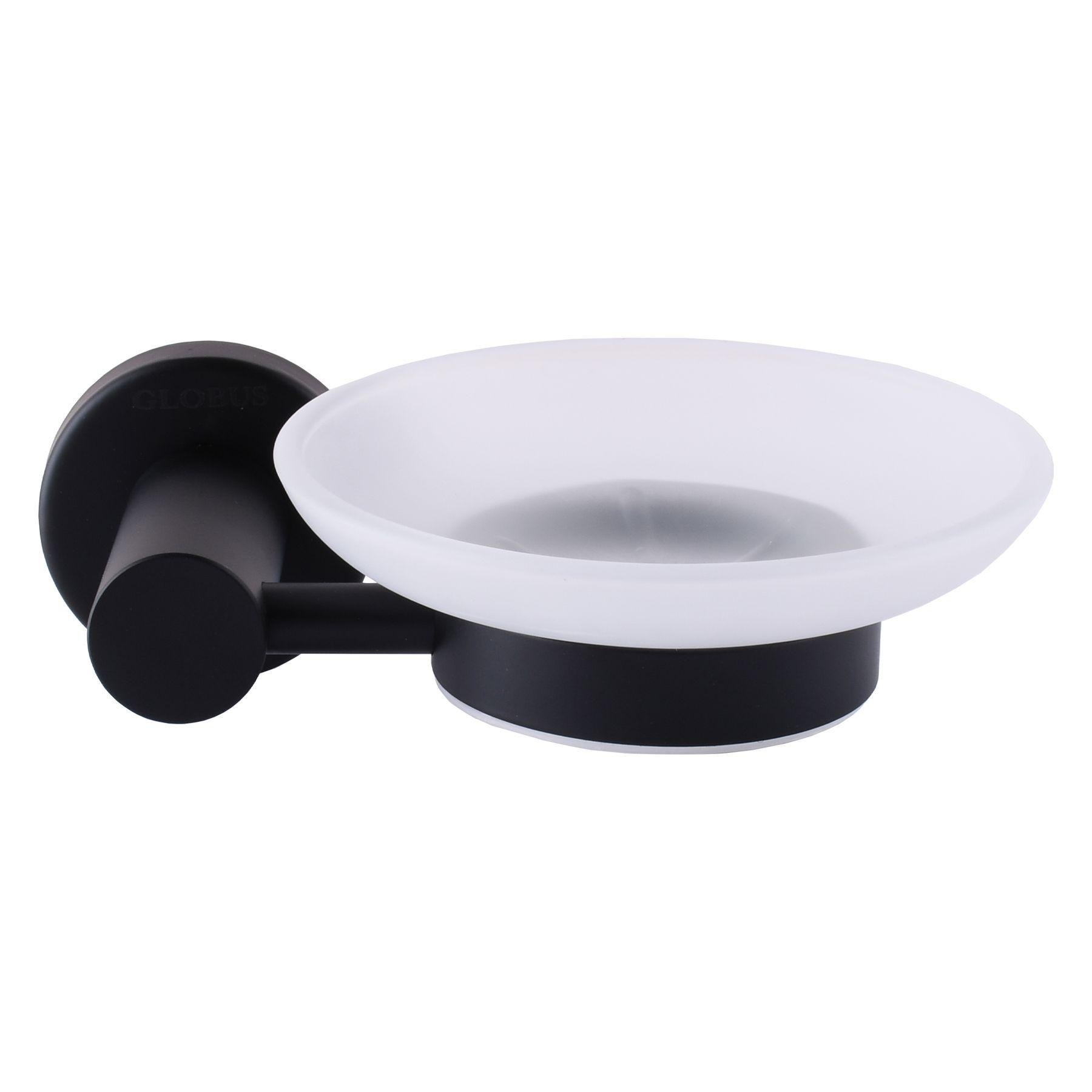 Мыльница настенная GLOBUS LUX BS8408 000021388 Черный (103553)