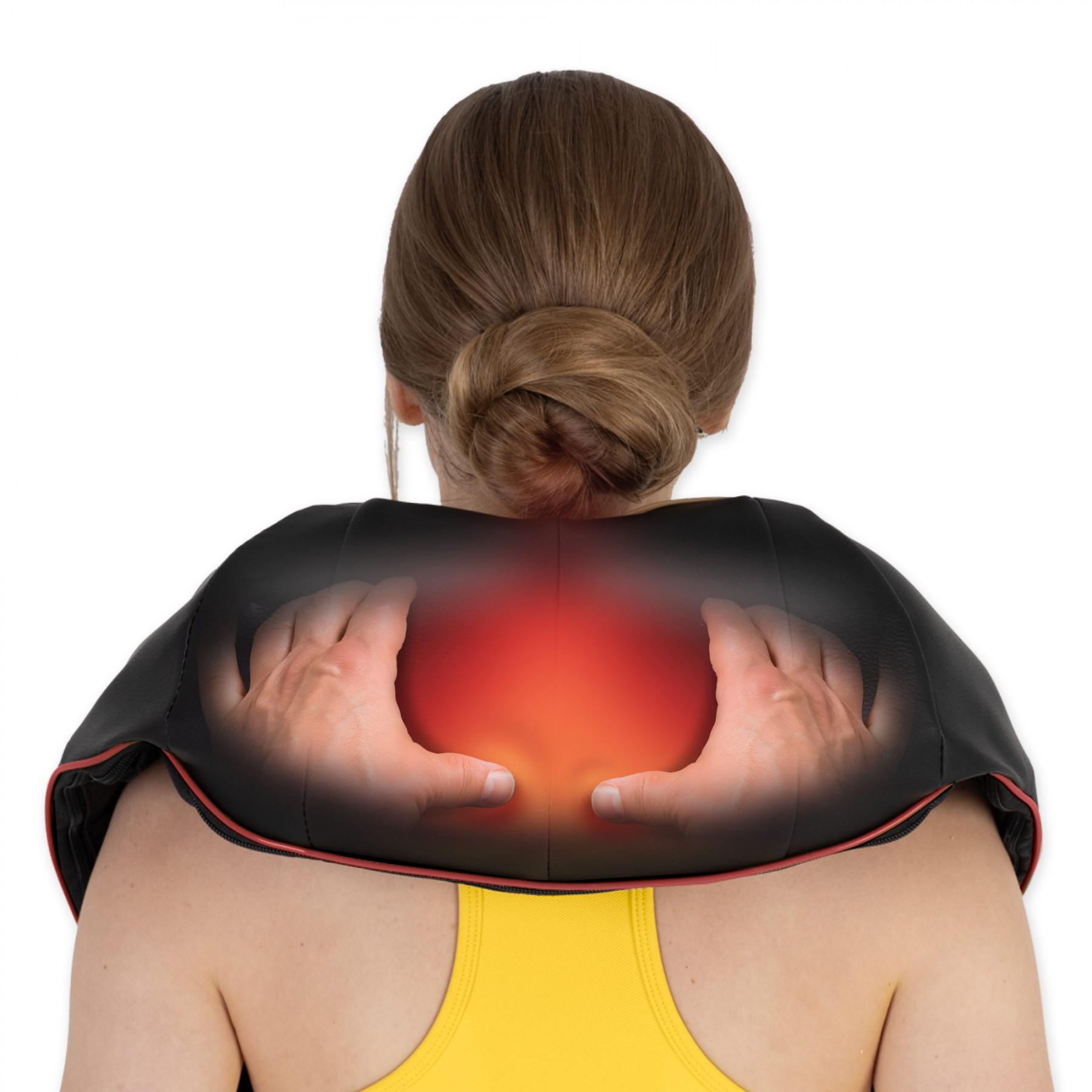 Масажер 4fizjo Shiatsu Pro+ для шиї та спини Black/Red (4FJ0565) - фото 6