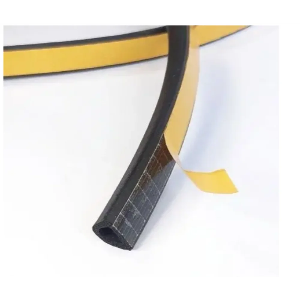 Ущільнювач самоклеючий D профіль 9x7,5 см каучуковий для вікон та дверей 50 м 2 шт. Чорний (UD1102) - фото 3 Ущільнювач самоклеючий D профіль 9x7,5 см каучуковий для вікон та дверей 50 м 2 шт. Чорний (UD1102) - фото 3