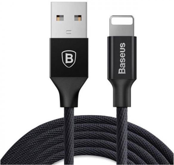 Кабель BASEUS Yiven Cable for Lightning 1,2м Black (CALYW-01) - фото 1