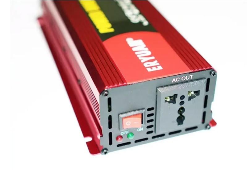 Автомобильный инвертор ERYUAN 2600W LCD DC/AC 12-220V с чистой синусоидой и вольтметром - фото 3 Автомобильный инвертор ERYUAN 2600W LCD DC/AC 12-220V с чистой синусоидой и вольтметром - фото 3