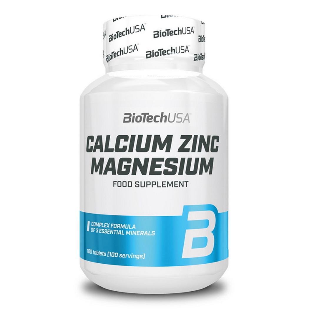 Цинк/магний/кальций BioTech USA Calcium Zinc Magnesium 100 табл. (00286-01)