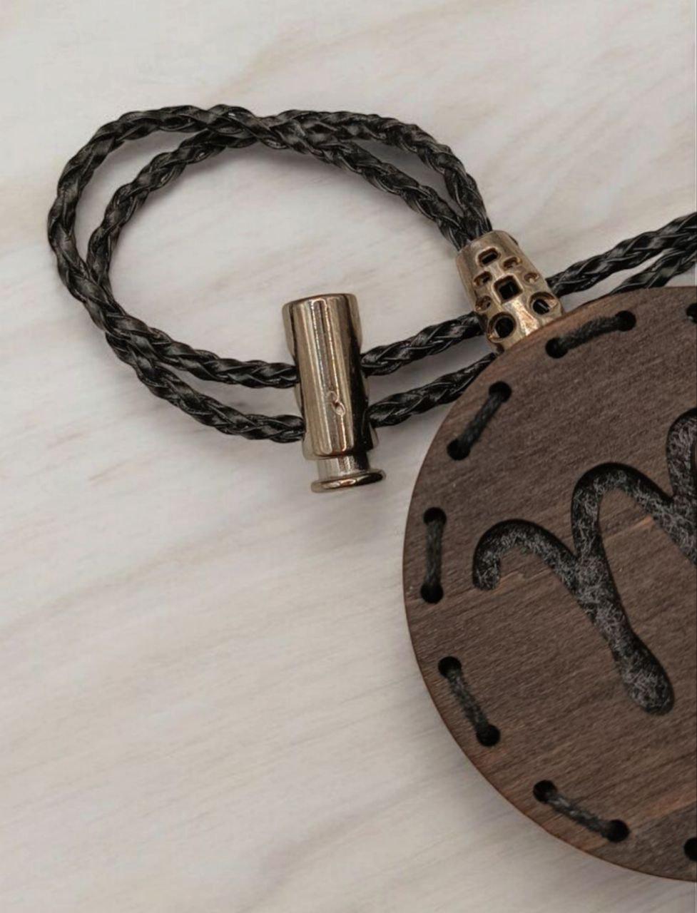 Ароматизатор для авто со знаком зодиака Дева из дерева/войлока и аромапарфюм 10 мл (91) - фото 5