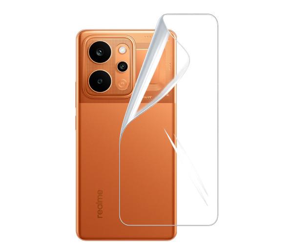 Пленка гидрогелевая Hydrogel Film для Realme P4 Power на заднюю панель Transparent