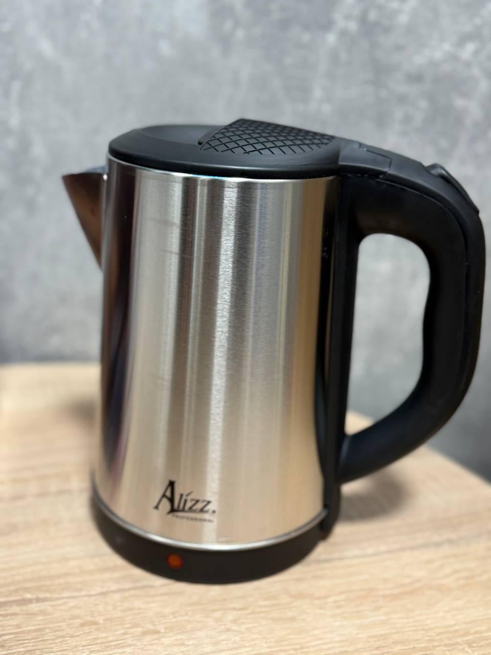 Электрочайник Alizz AL-0909 из нержавеющей стали 2,3 л 2000 Вт Стальной (31919817)