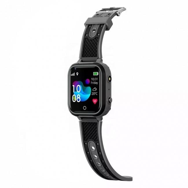 Смарт-годинник дитячий Lemfo LT21 GPS відеодзвінком Чорний 4G (26389311) - фото 4 Смарт-годинник дитячий Lemfo LT21 GPS відеодзвінком Чорний 4G (26389311) - фото 4