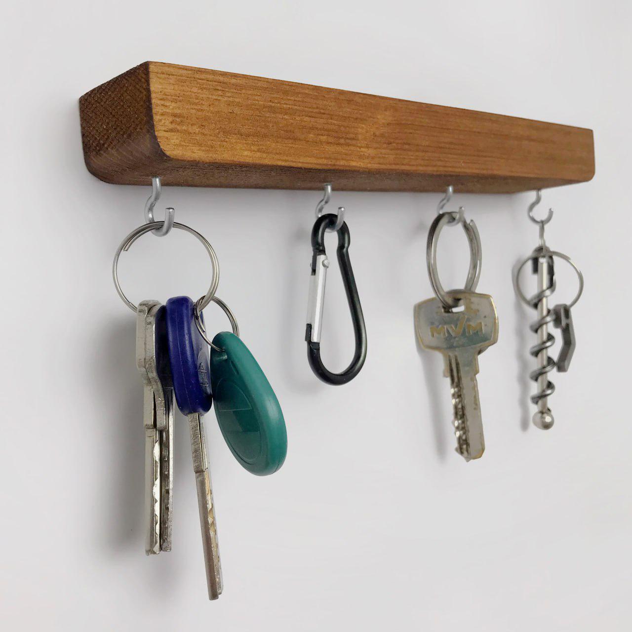 Ключница настенная 5dk8 на 4 крючка Тик (12292747) - фото 4 Ключница настенная 5dk8 на 4 крючка Тик (12292747) - фото 4