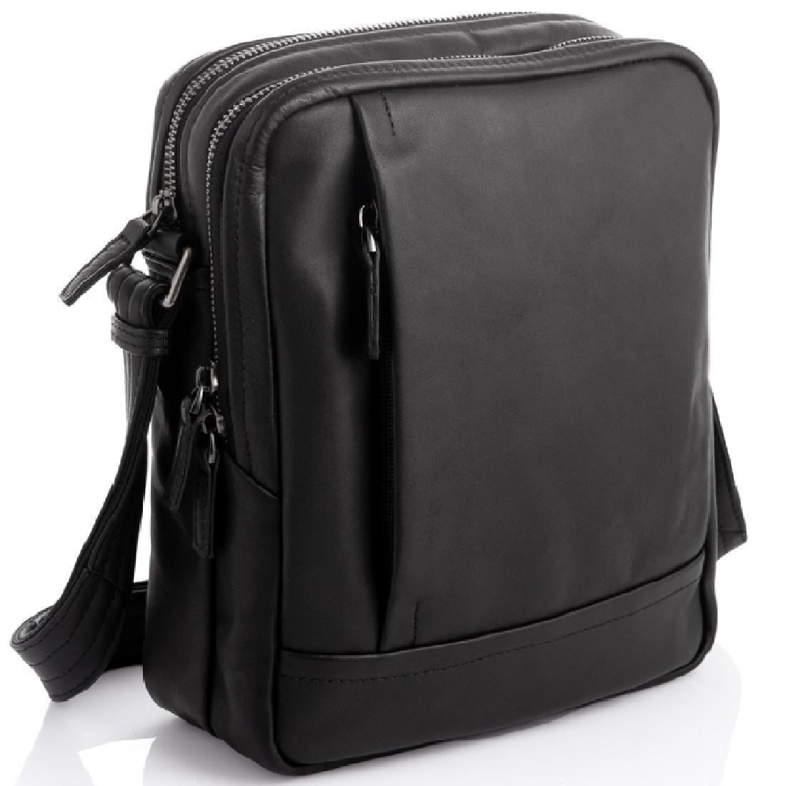 Сумка мужская кожаная Tiding Bag S-JMD10-2040A Черный (2656558742)