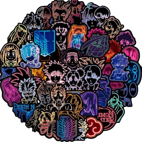 Набор наклеек Naruto 50 шт. (3206)