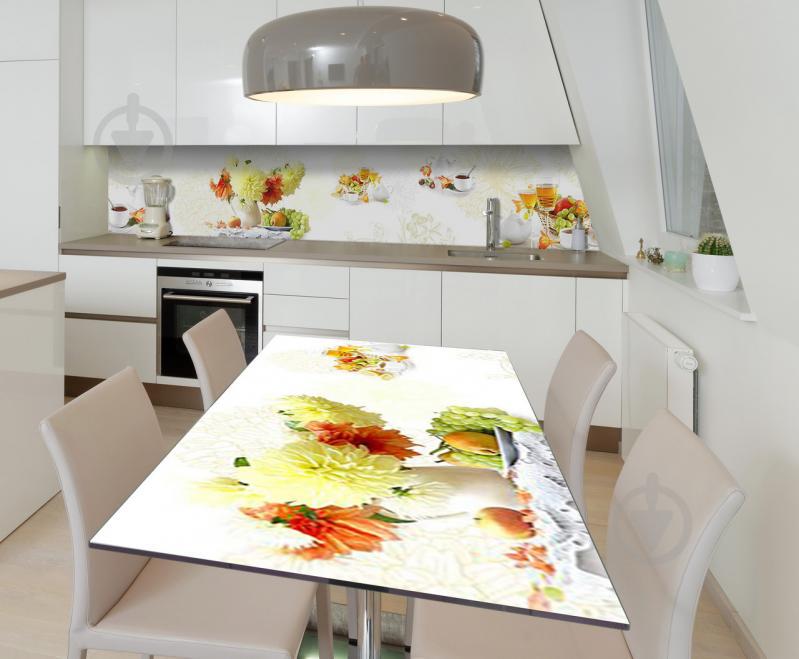 Наклейка виниловая на стол Zatarga "Завтрак" 600х1200 мм Наклейка виниловая на стол Zatarga "Завтрак" 600х1200 мм