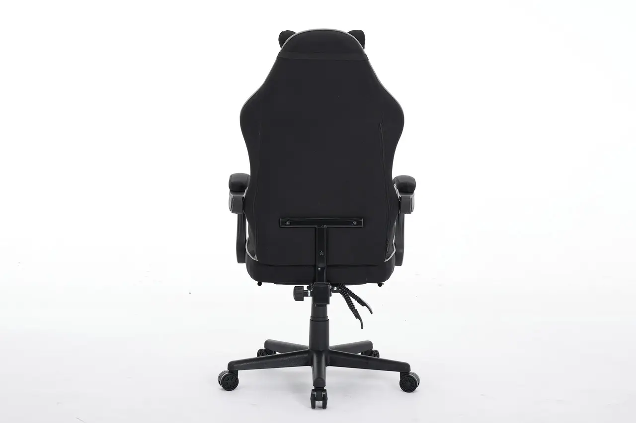 Крісло ігрове комп'ютерне Deus ED09 текстиль з підставкою для ніг Чорний (2978) - фото 8 Крісло ігрове комп'ютерне Deus ED09 текстиль з підставкою для ніг Чорний (2978) - фото 8