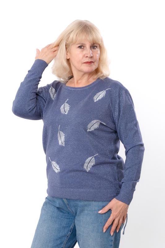 Джемпер жіночий батал Носи Своє р. 54/56 Темно-сірий​ (18098) - фото 1